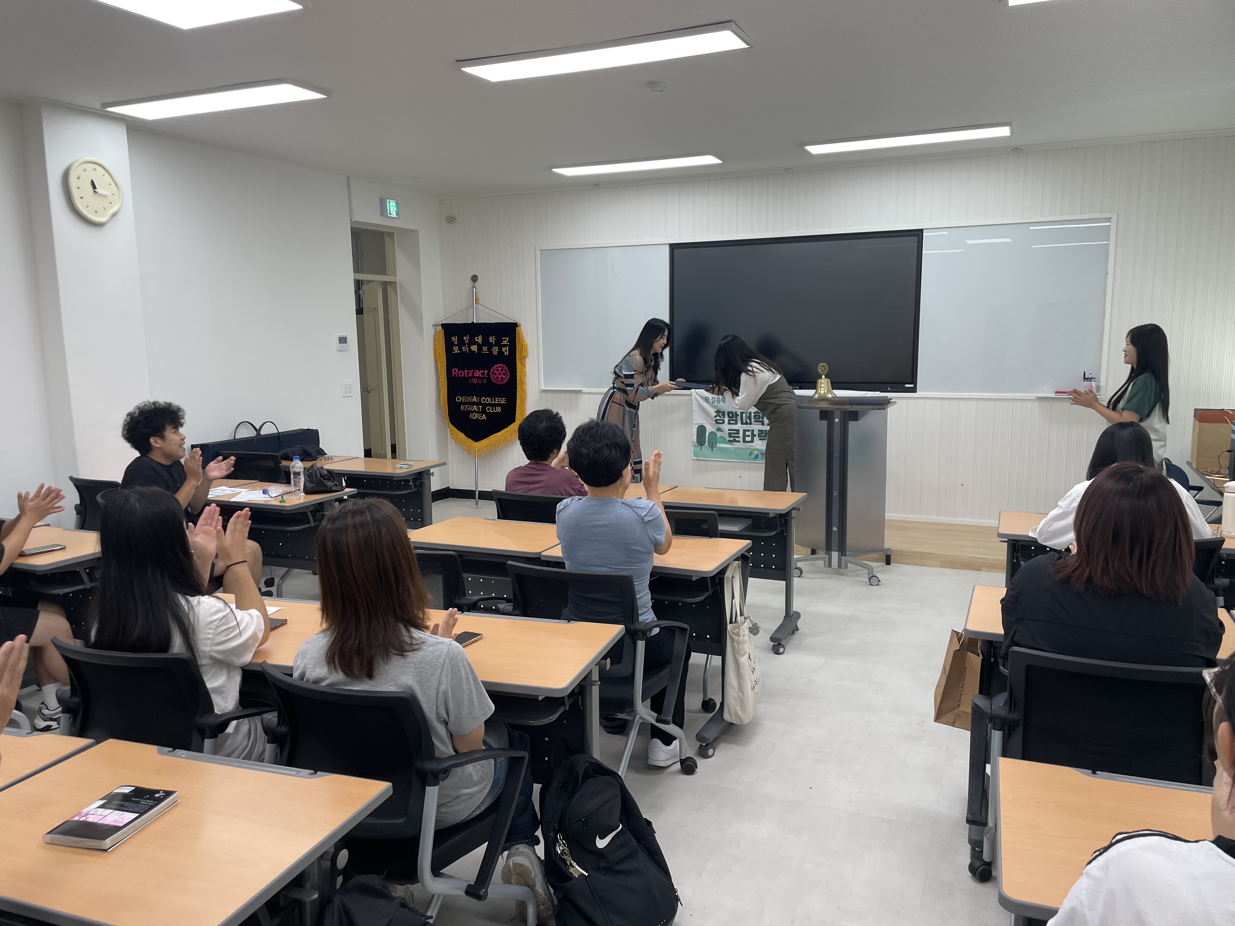 청암대학교 사회복지과, ˹2025 로타랙트 동아리 상반기 우수 봉사자 시상식˼ 개최