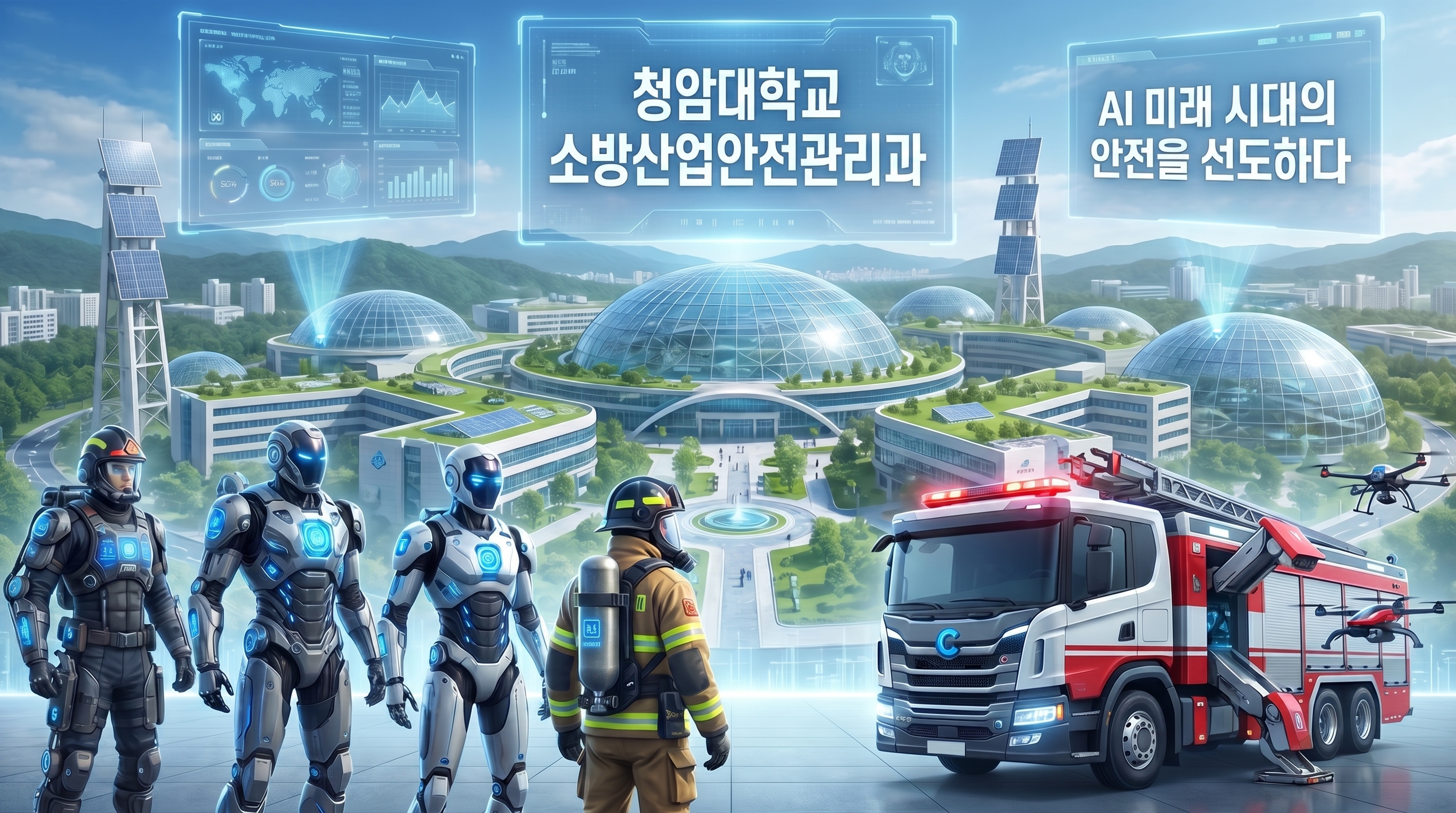 청암대학교 안전특성화계열 사진