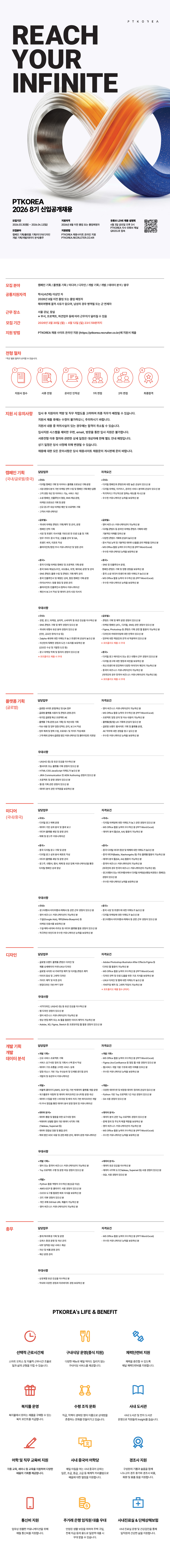 [펑타이그레이터차이나] PTKOREA 2026 8기 신입공개채용